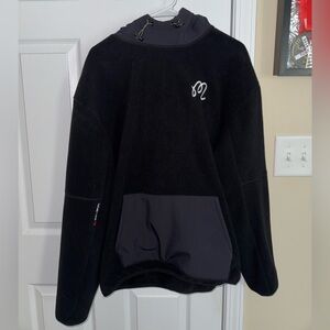 Malbon Pathfinder Microfleece hoodie in black